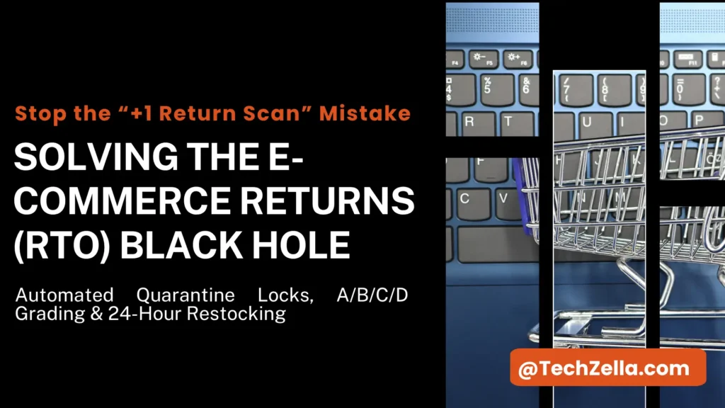Comparison of basic inventory apps syncing uninspected returns live versus a status-aware WMS locking RTO and customer returns in quarantine.